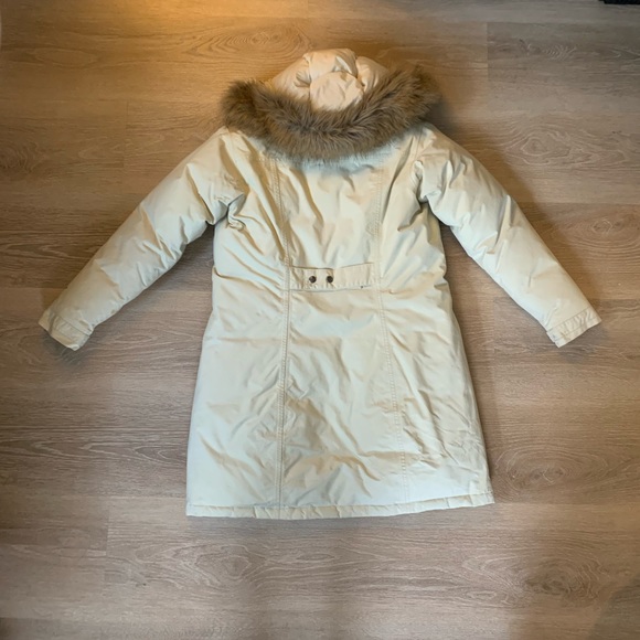 Cream Tan The North Face Coat Jacket - Picture 4 of 10